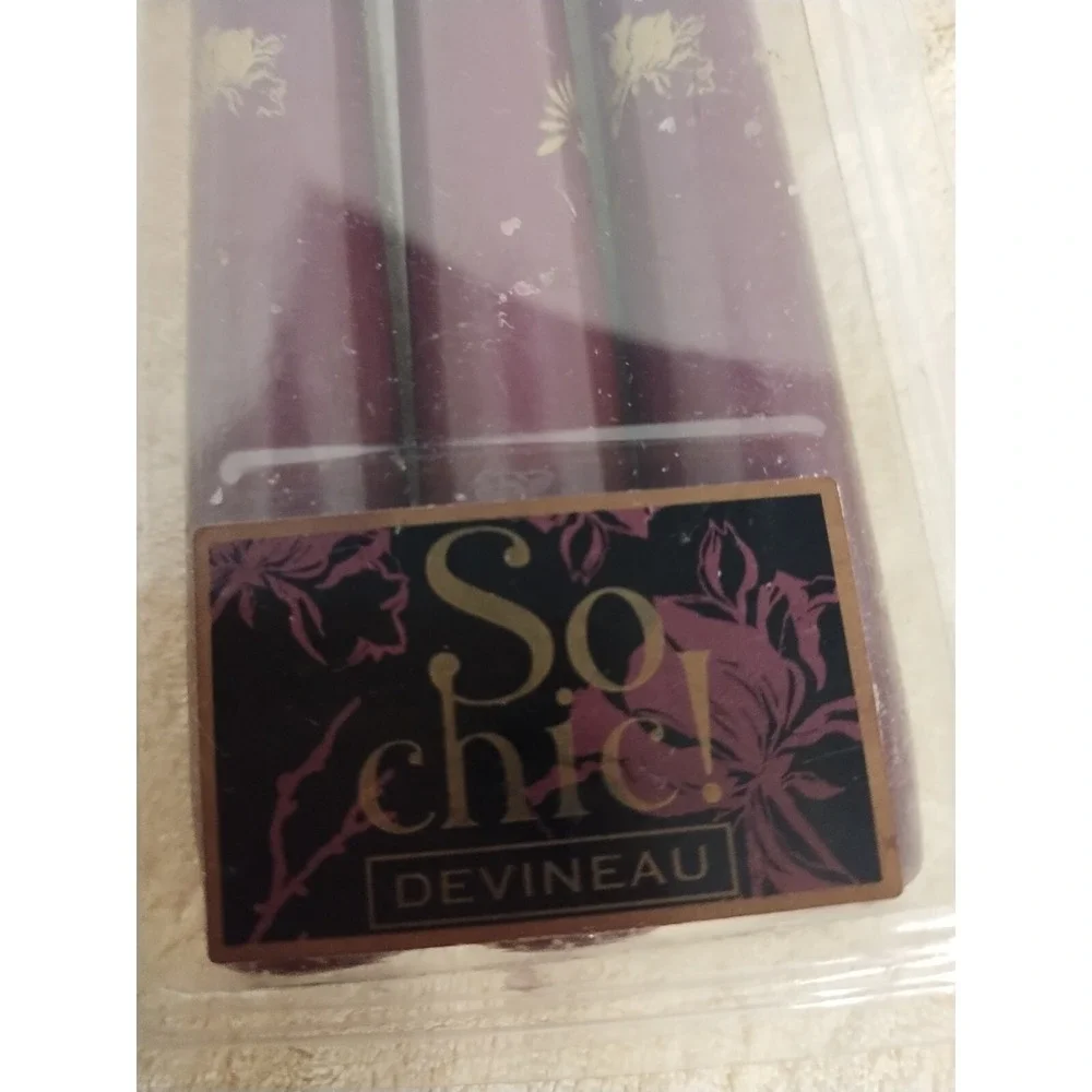 Set of 3 Purple w/Gold 10